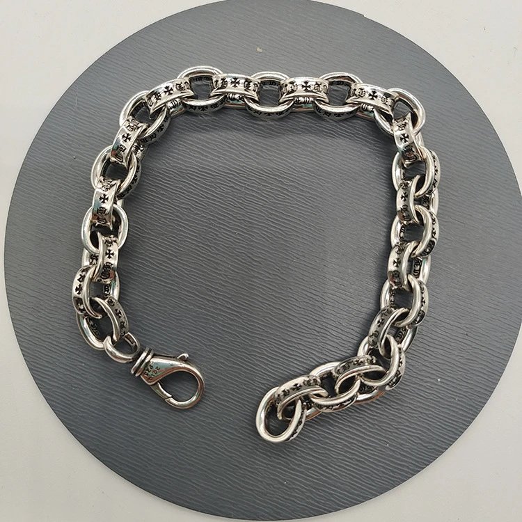 Chrome Hearts Thick Bracelet With Cross — S25 colorway — USFans Spreadsheet photo