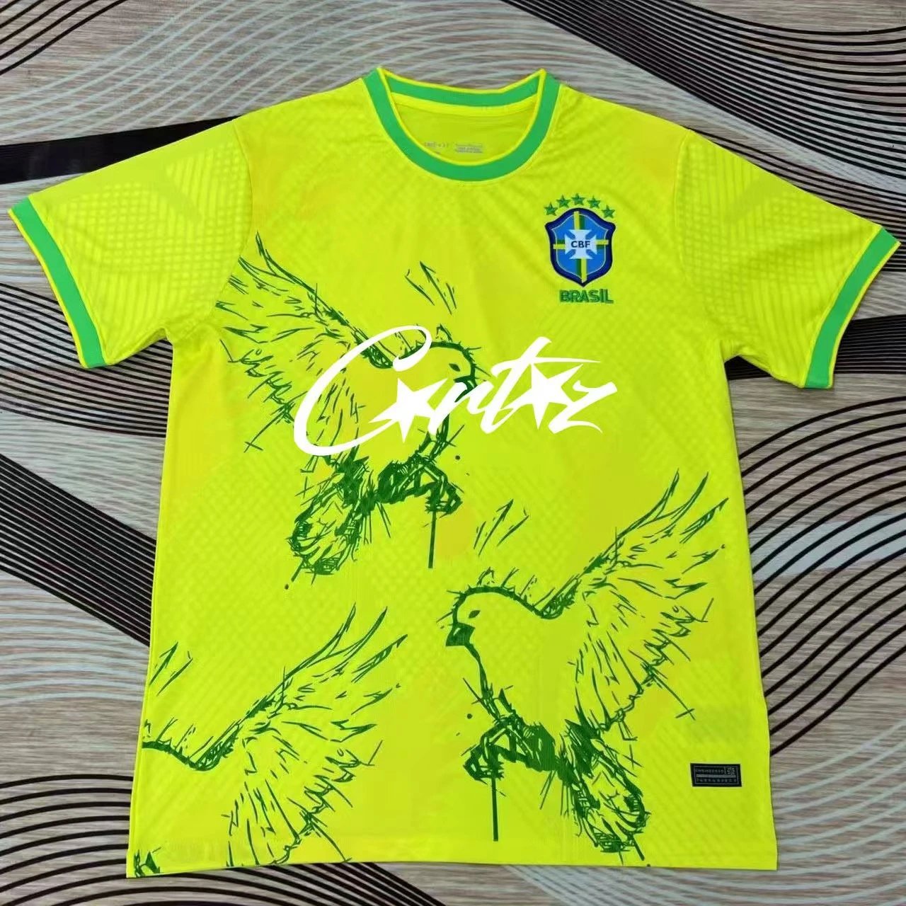 Adidas Football Jerseys Short-Sleeve Jersey — 2223 brazilian pigeon yellow