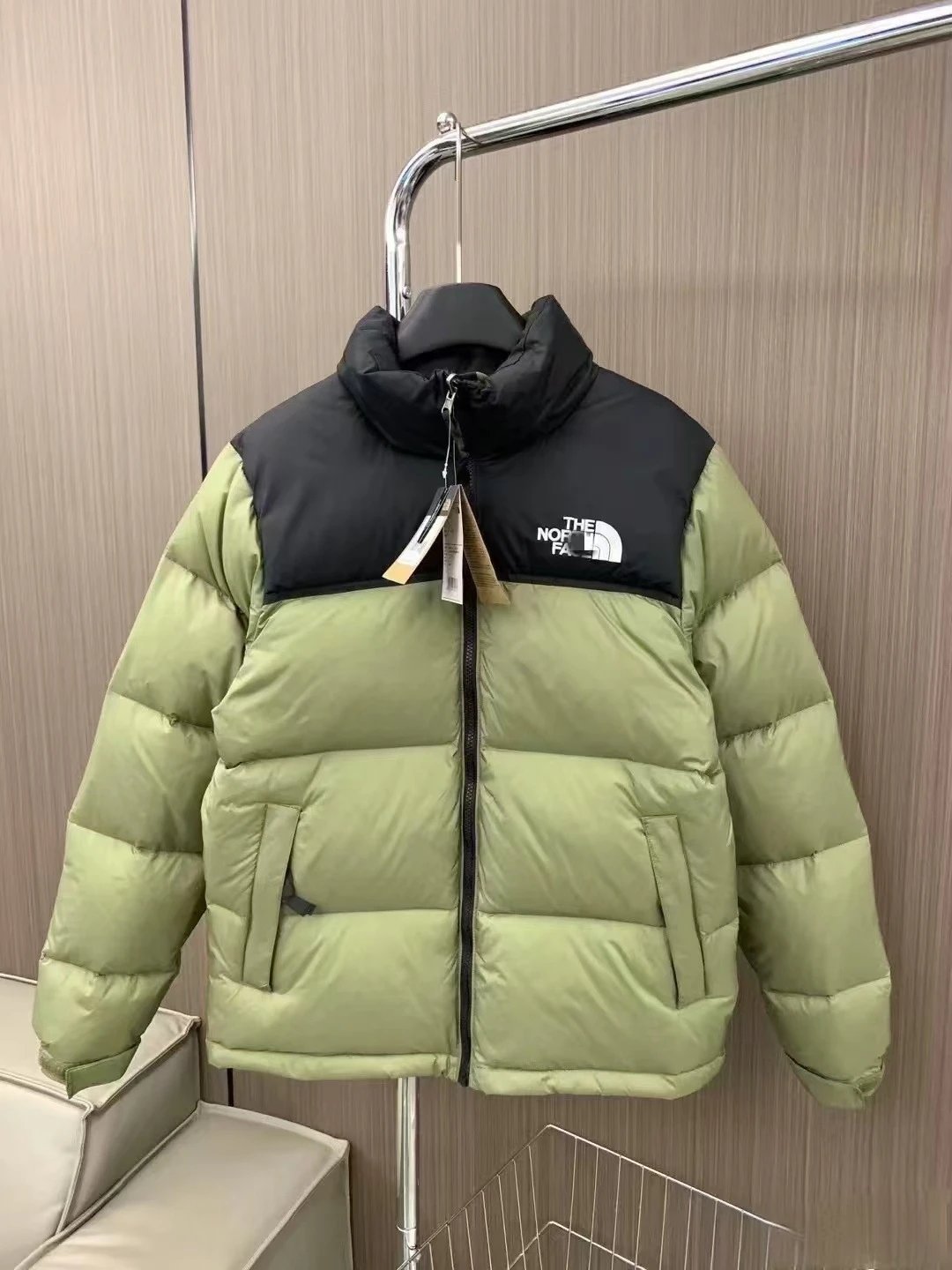 The North Face 1996 Retro Puffer Jacket Olive Green Classic