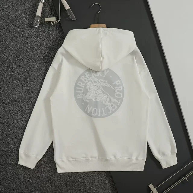 Burberry Hooded sweatshirts with logo patch or embroidered equestrian motif product detail image 39