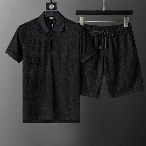 Gucci Matching Sets Short-Sleeve Top and Drawstring Shorts Set — 34