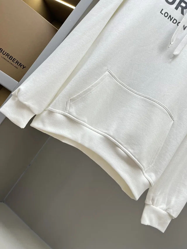 Burberry Hooded sweatshirts with logo patch or embroidered equestrian motif product detail image 52