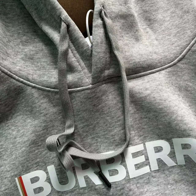Burberry Hooded sweatshirts with logo patch or embroidered equestrian motif product detail image 76