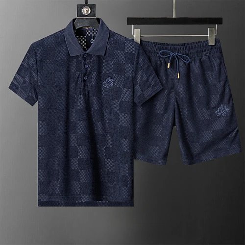 Gucci Matching Sets Short-Sleeve Top and Drawstring Shorts Set — 22