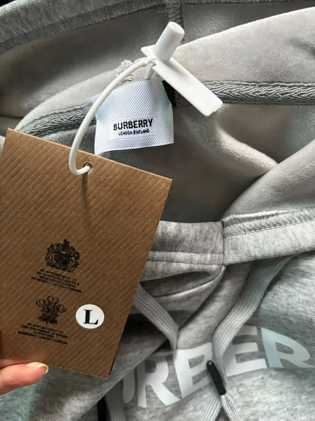 Burberry Hooded sweatshirts with logo patch or embroidered equestrian motif product detail image 75