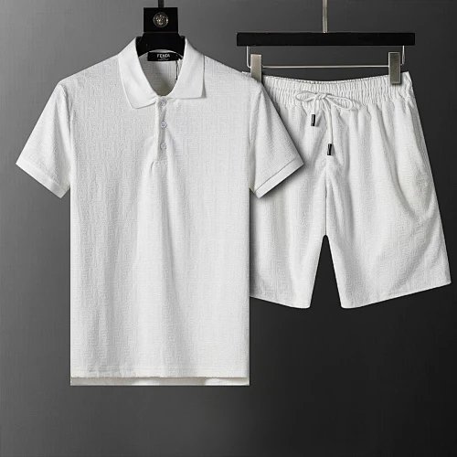 Gucci Matching Sets Short-Sleeve Top and Drawstring Shorts Set — 33