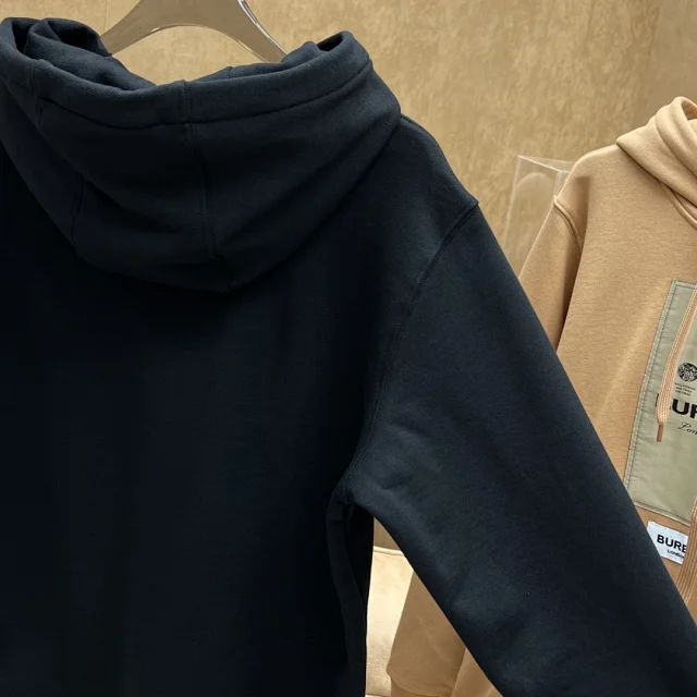 Burberry Hooded sweatshirts with logo patch or embroidered equestrian motif product detail image 15