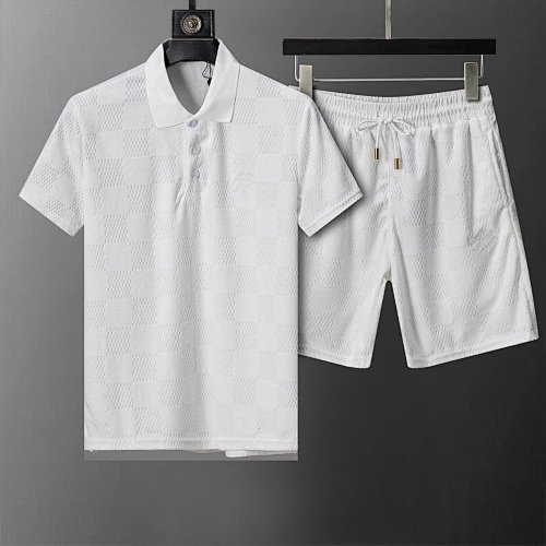 Gucci Matching Sets Short-Sleeve Top and Drawstring Shorts Set — 23