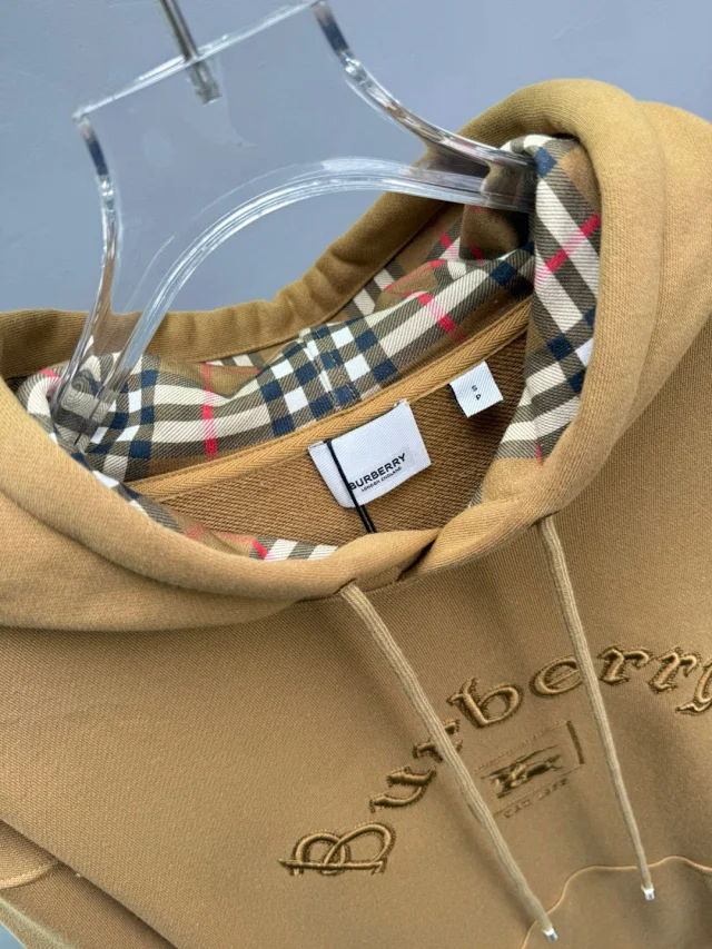 Burberry Hooded sweatshirts with logo patch or embroidered equestrian motif product detail image 21