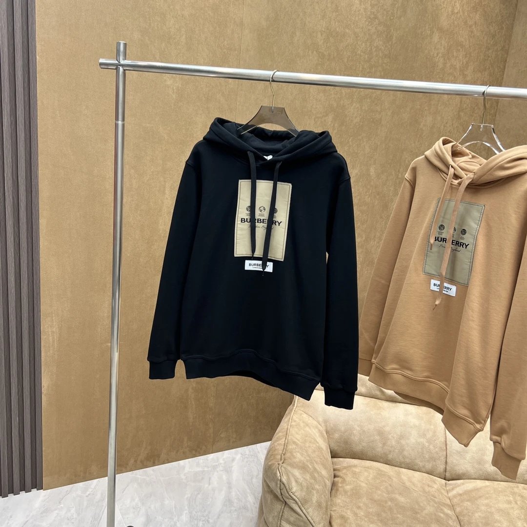 Burberry Hooded sweatshirts with logo patch or embroidered equestrian motif image 3