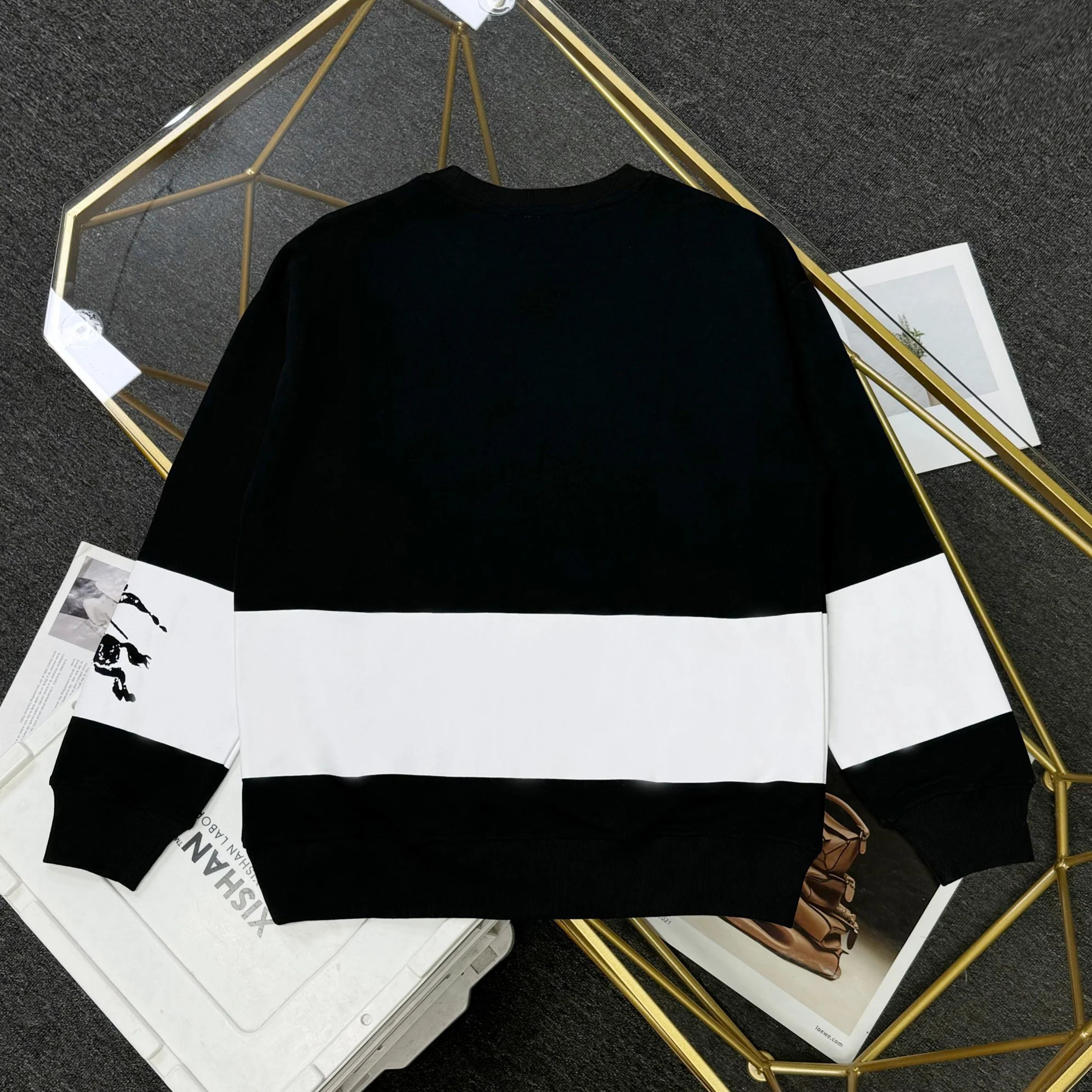 Cream Hooded Sweatshirt With Teal Shield Logo Casual Pullover