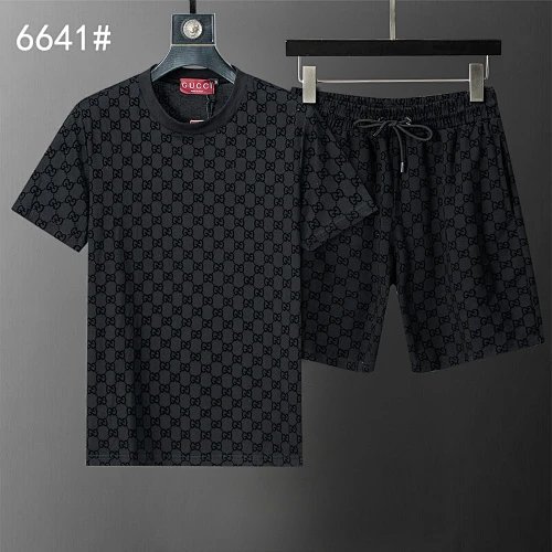 Gucci Matching Sets Short-Sleeve Top and Drawstring Shorts Set — 11