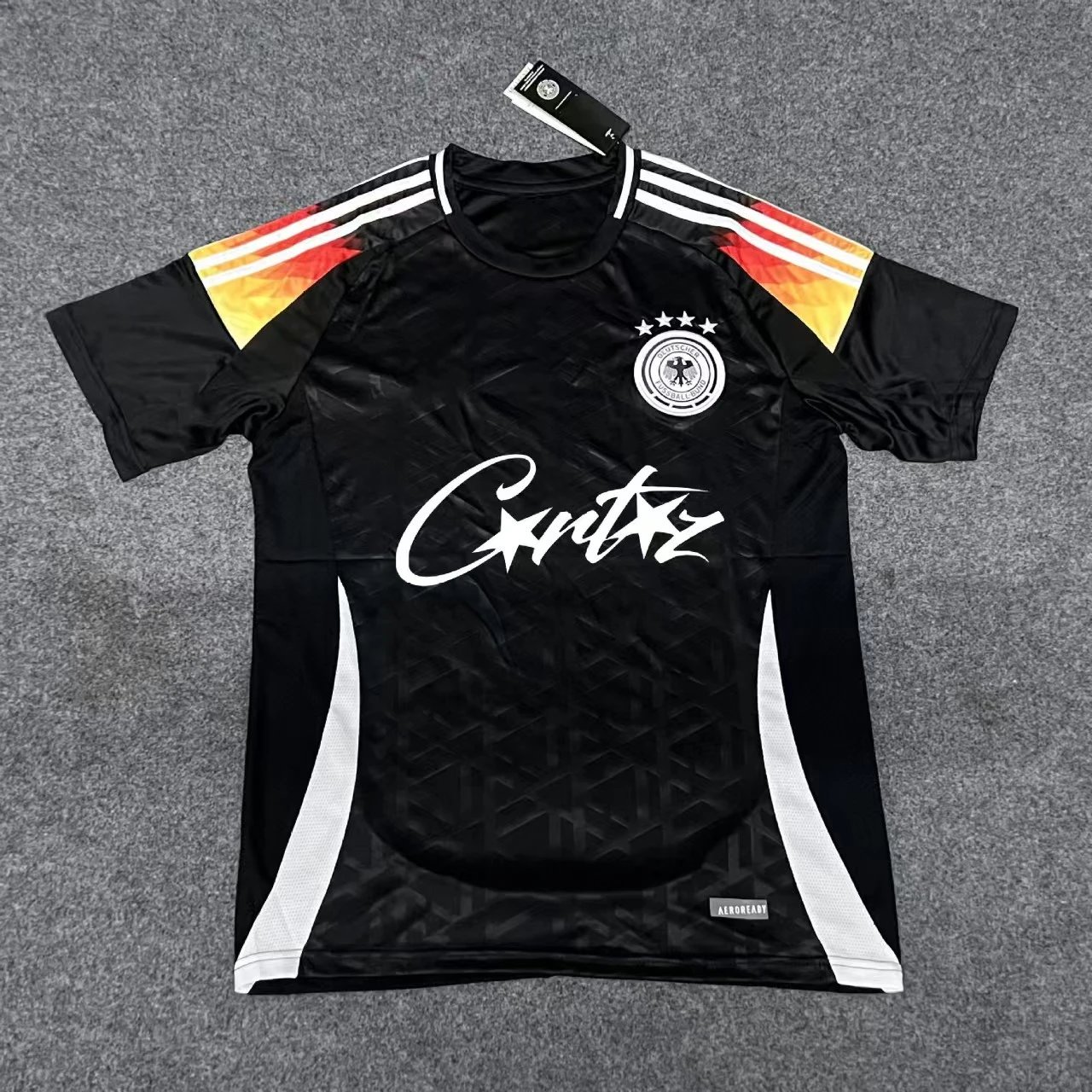 Adidas Football Jerseys Short-Sleeve Jersey — 2425 German Black