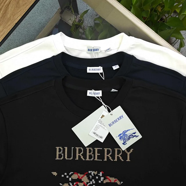 Burberry Hooded sweatshirts with logo patch or embroidered equestrian motif product detail image 70