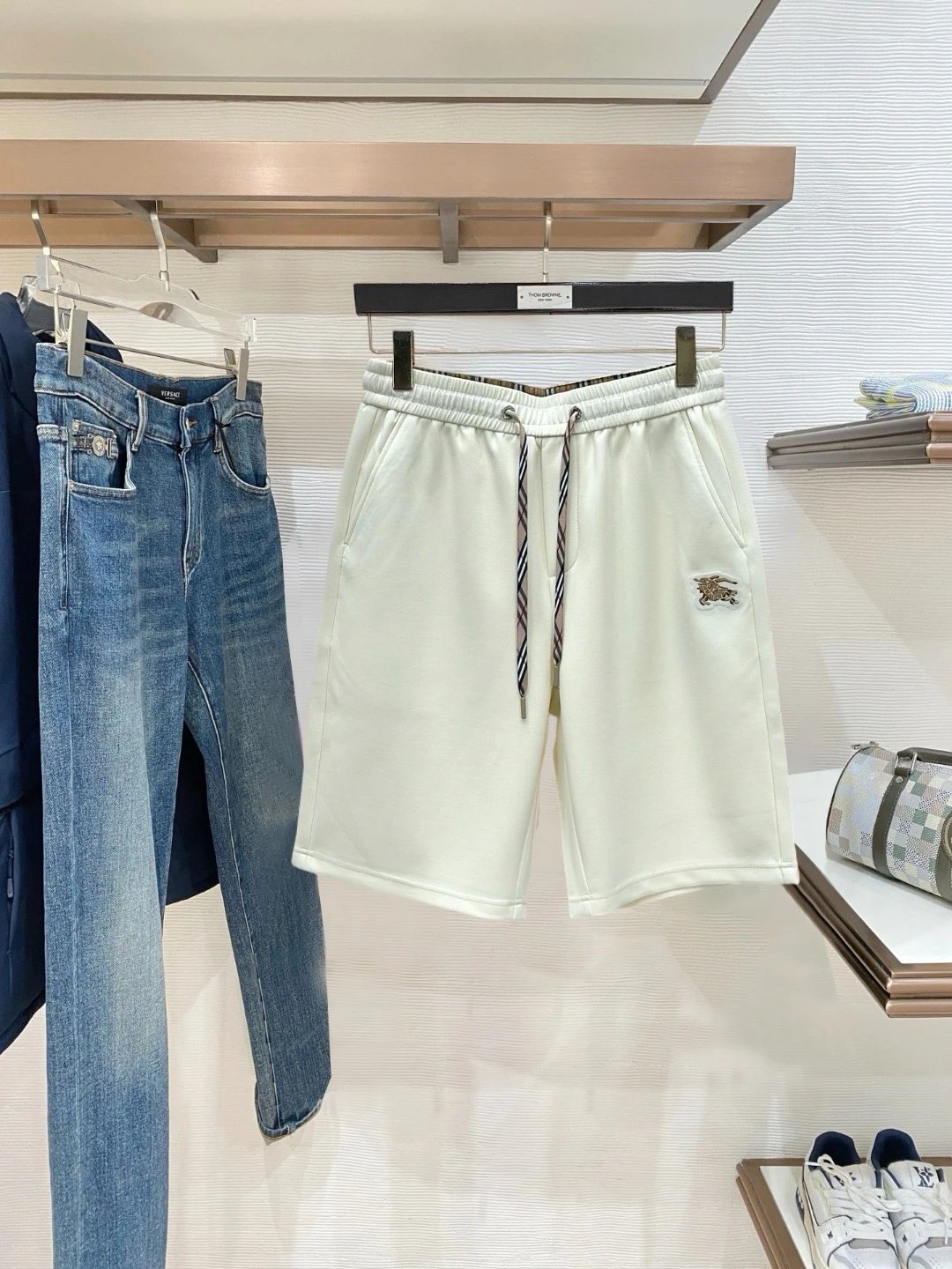 Burberry Shorts Drawstring patterned — d