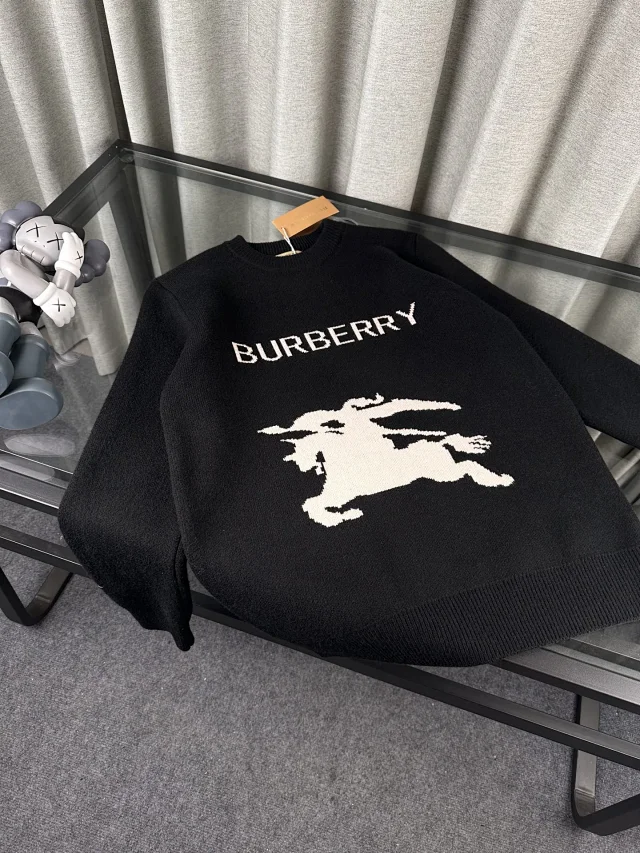 Burberry Hooded sweatshirts with logo patch or embroidered equestrian motif product detail image 91