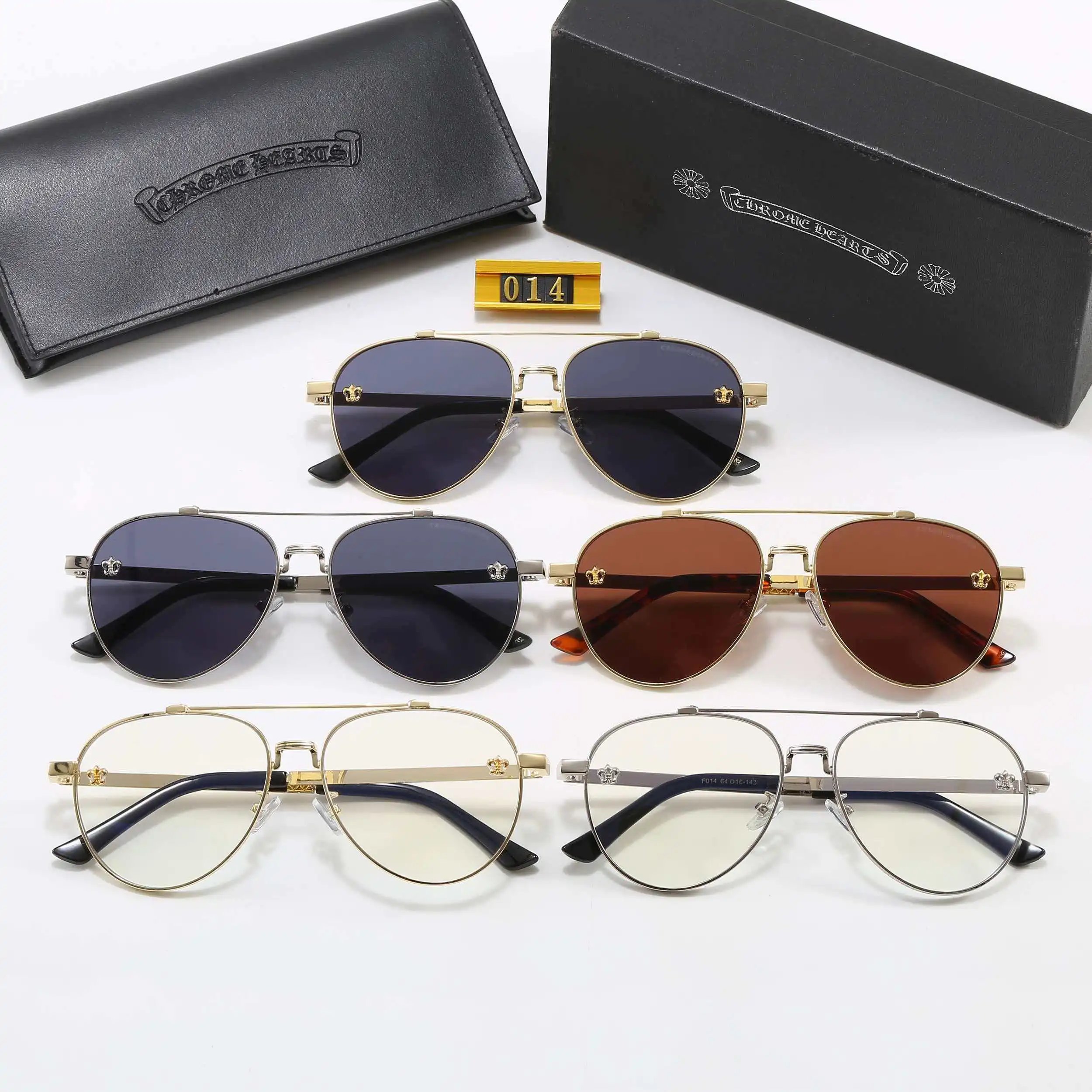 Chrome Hearts 2273 Black Rectangular Eyeglasses
