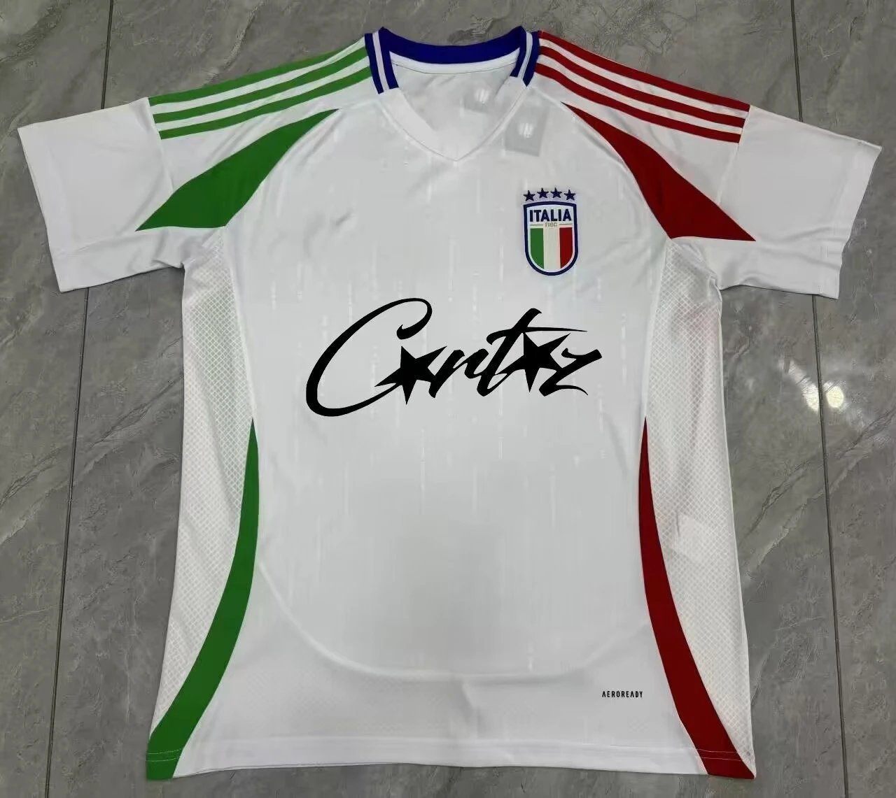 Adidas Football Jerseys Short-Sleeve Jersey — 2425 Italy away