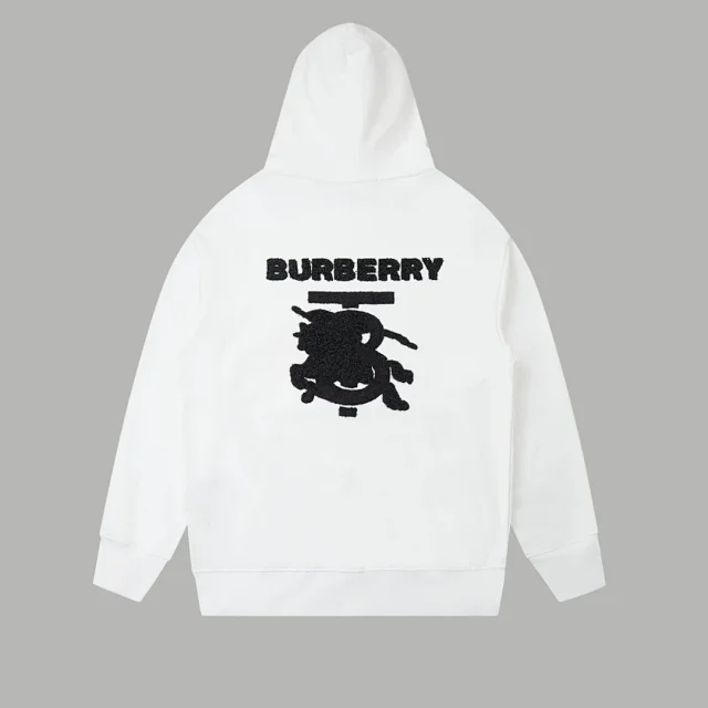 Burberry Hooded sweatshirts with logo patch or embroidered equestrian motif product detail image 97