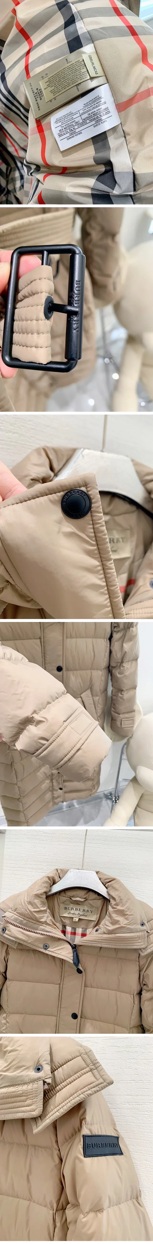 Burberry Down Jackets Hooded Puffer Jacket with Check Lining product detail image 89