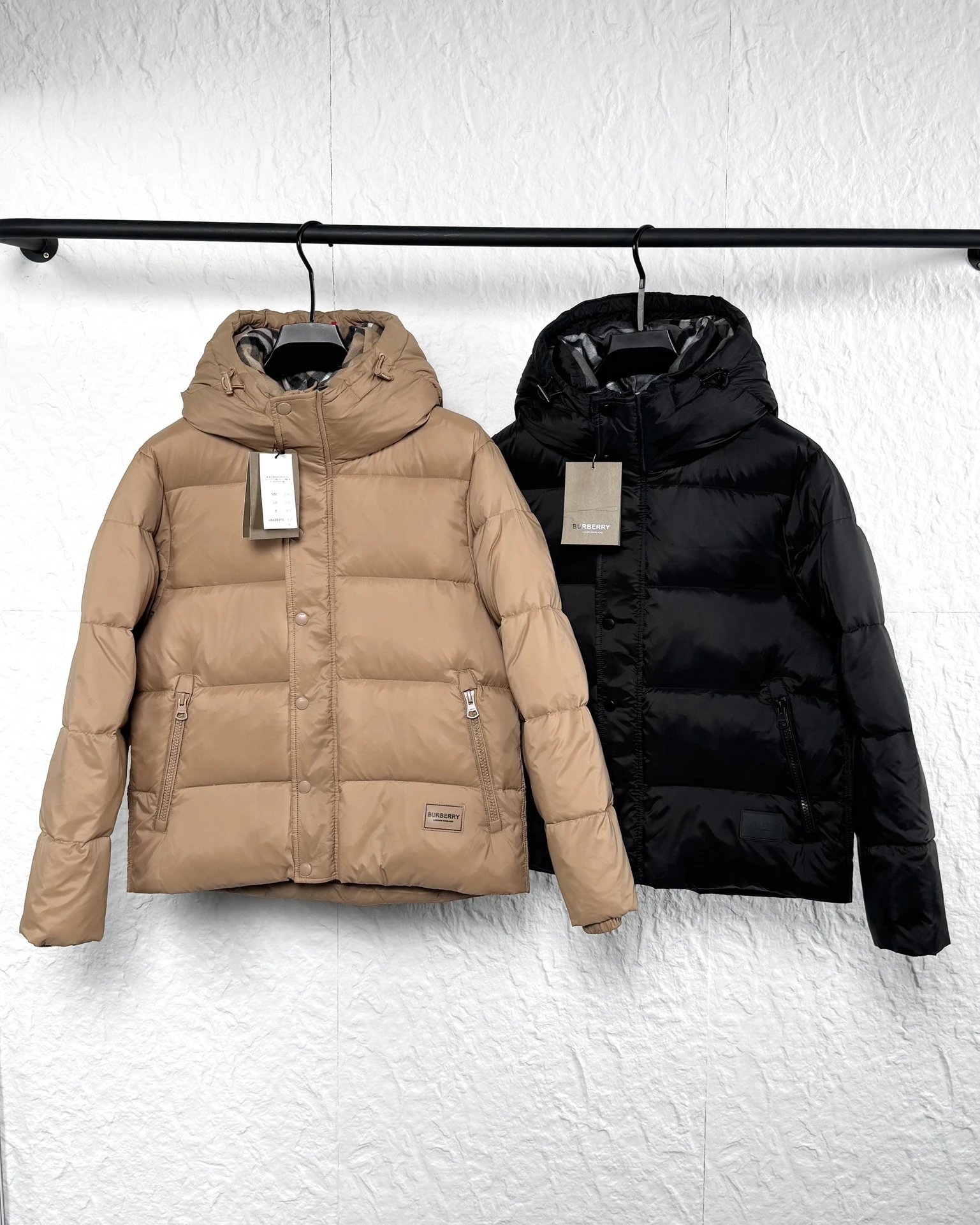 Burberry Down Jackets Hooded Puffer Jacket with Check Lining image 8