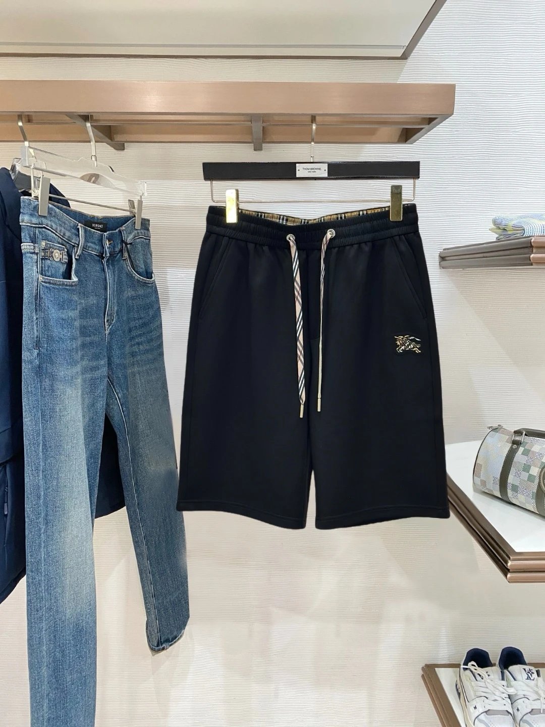 Burberry Shorts Drawstring patterned — c