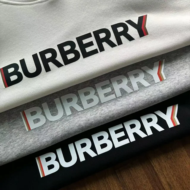 Burberry Hooded sweatshirts with logo patch or embroidered equestrian motif product detail image 73