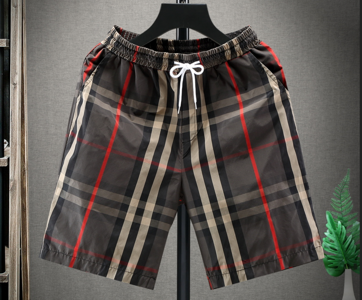 Burberry Shorts Drawstring patterned — 9-002 small check black