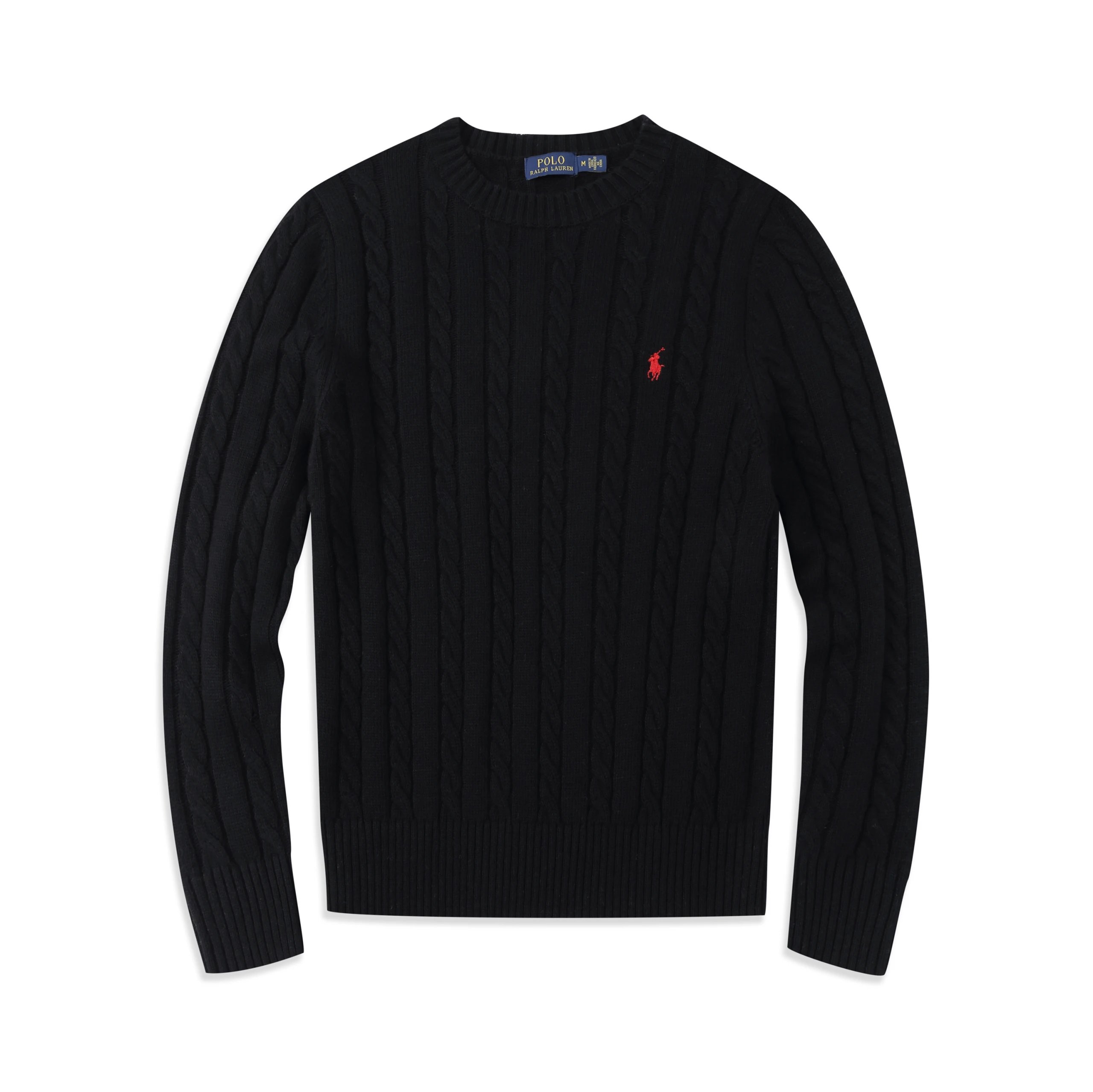 Men's Black Crew Neck