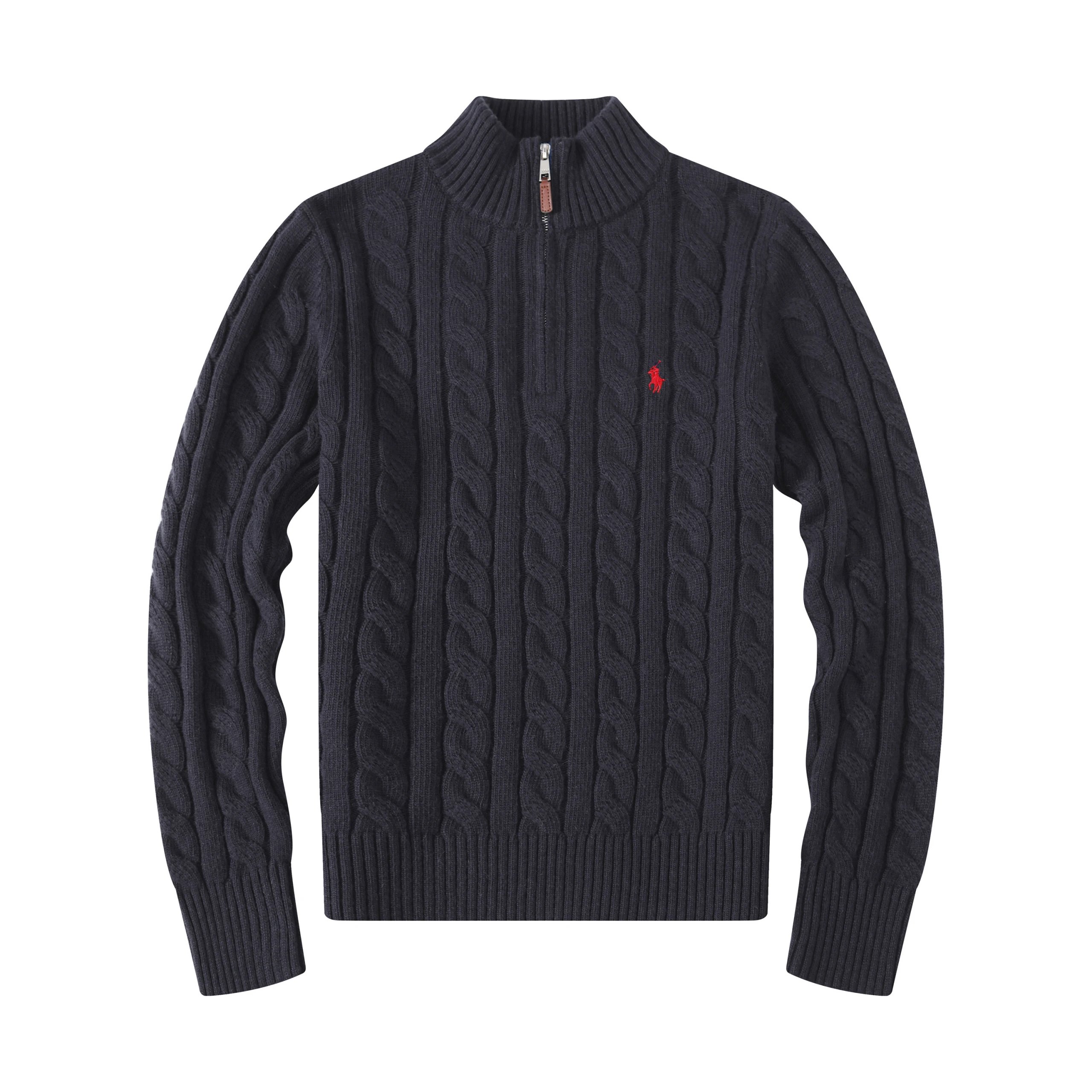Men's Black Half-Zip