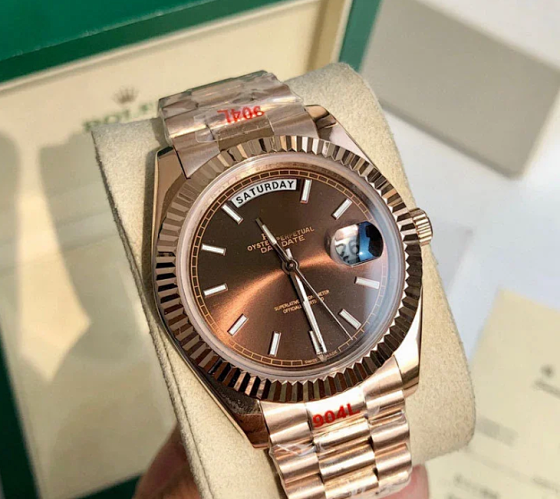 High quality * black * ice * sugar * daily * ambition * hand * watch * men * watch * daily * book * 8 * 2 * 1 * 5 * automatic * mechanical * mechanical * watch * rose * rose * gold * steel * belt * double * day