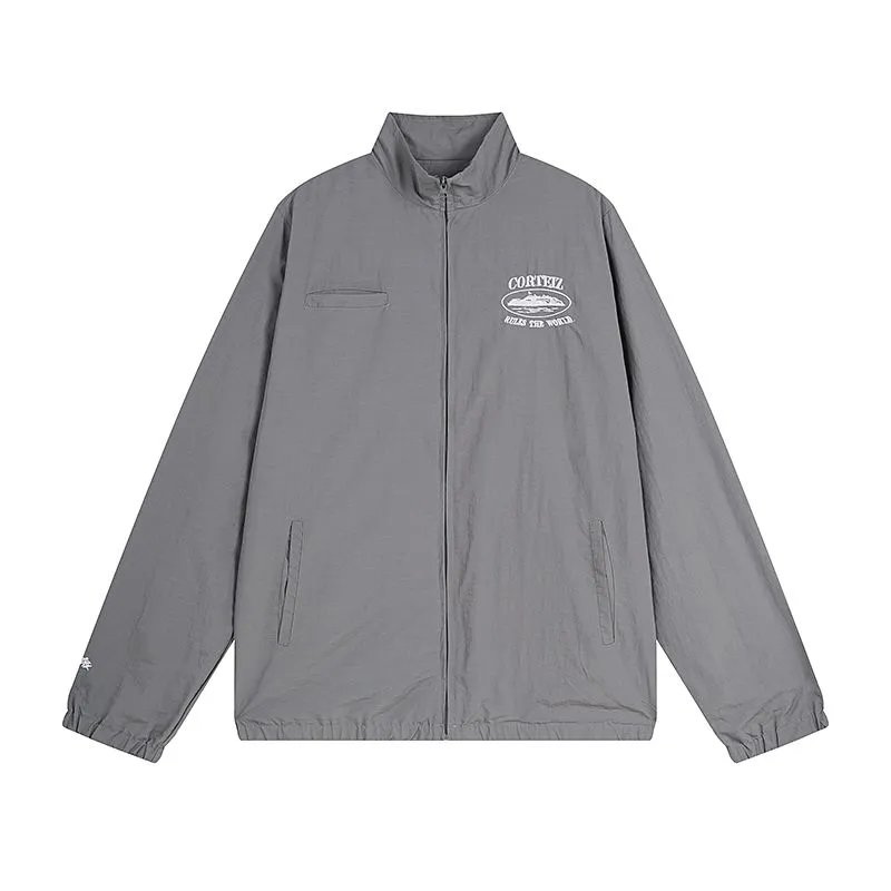 Stone Island Windbreaker Jacket Green and White - 10