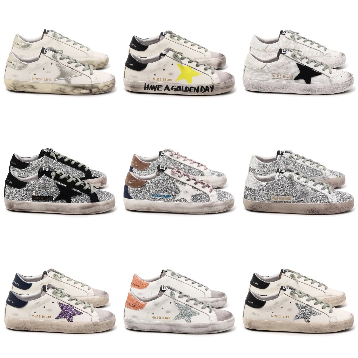 Golden Goose White Star Sneakers