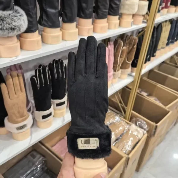 UGG Australia Classic Shearling Cuff Gloves Black - 1