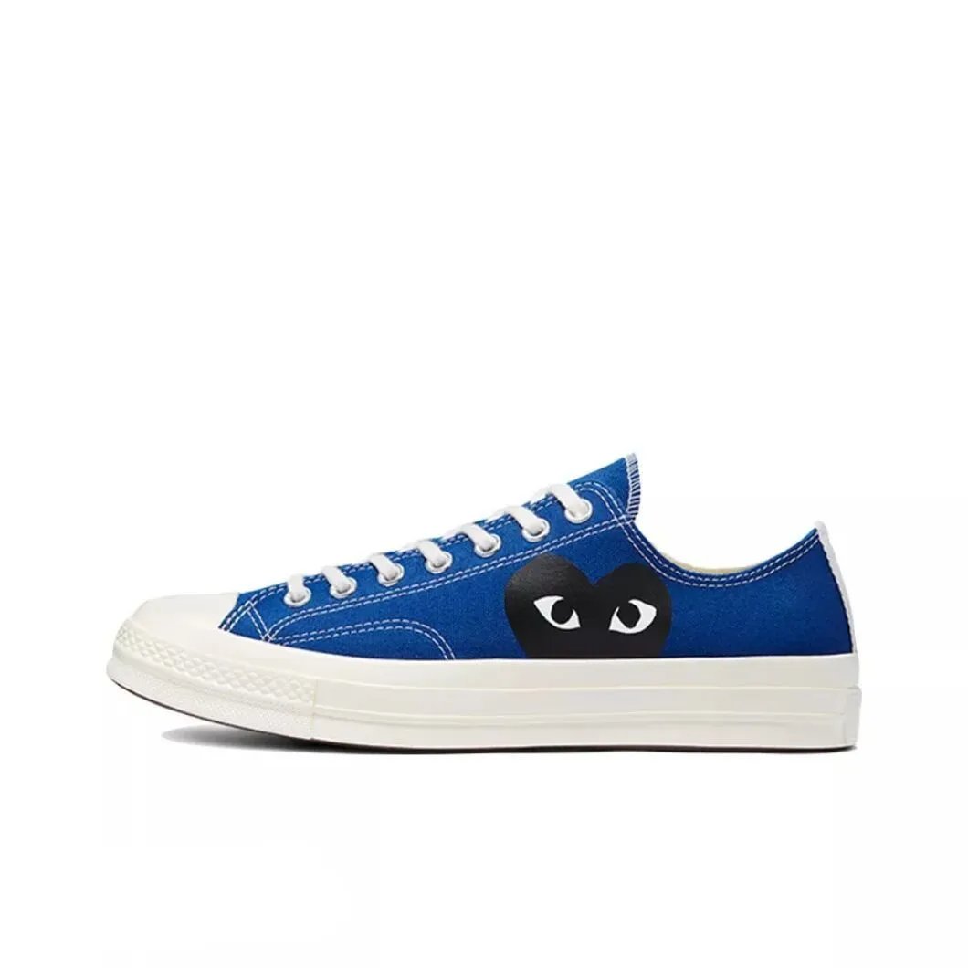 Converse x Comme des Garçons Play Chuck Taylor All Star Low Red Heart Canvas Sneakers - 16