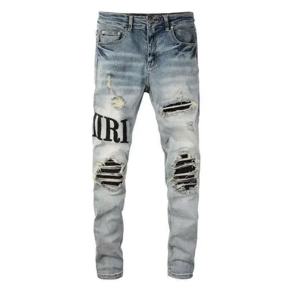 Gallery Dept. Distressed Patchwork Flare Jeans Multicolor Denim - 21