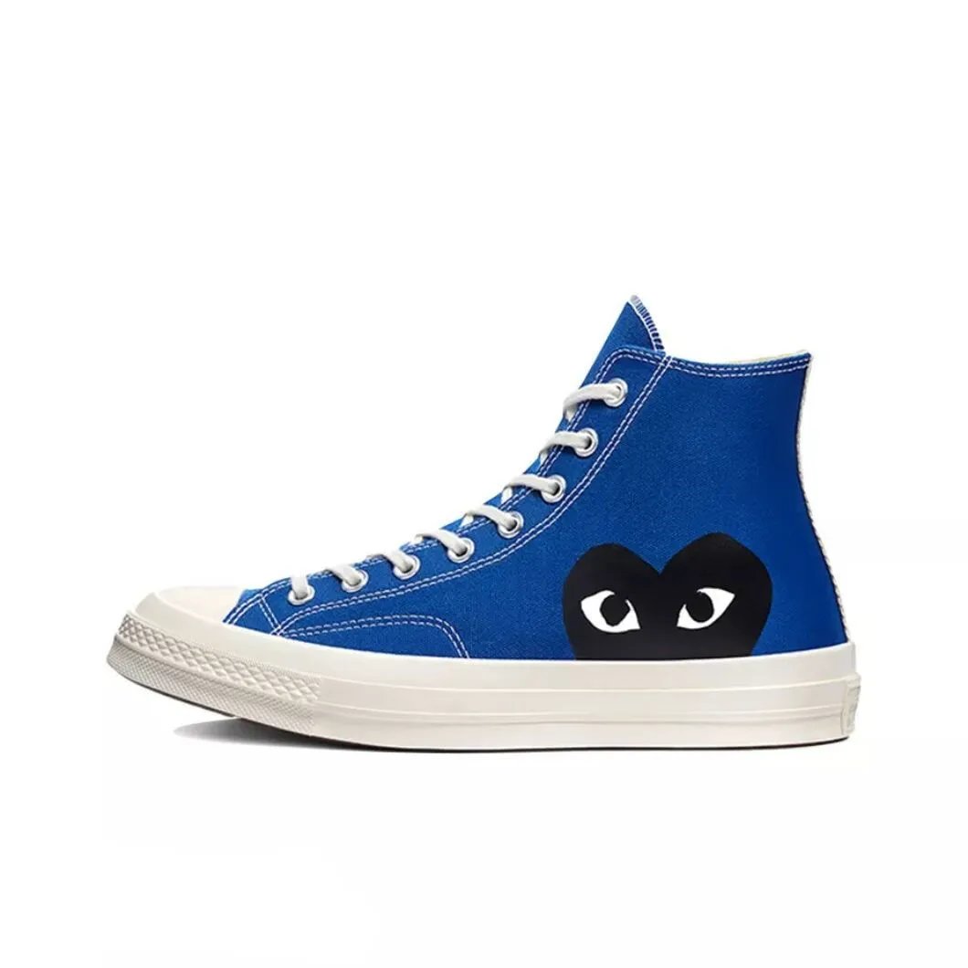 Converse x Comme des Garçons Play Chuck Taylor All Star Low Red Heart Canvas Sneakers - 17