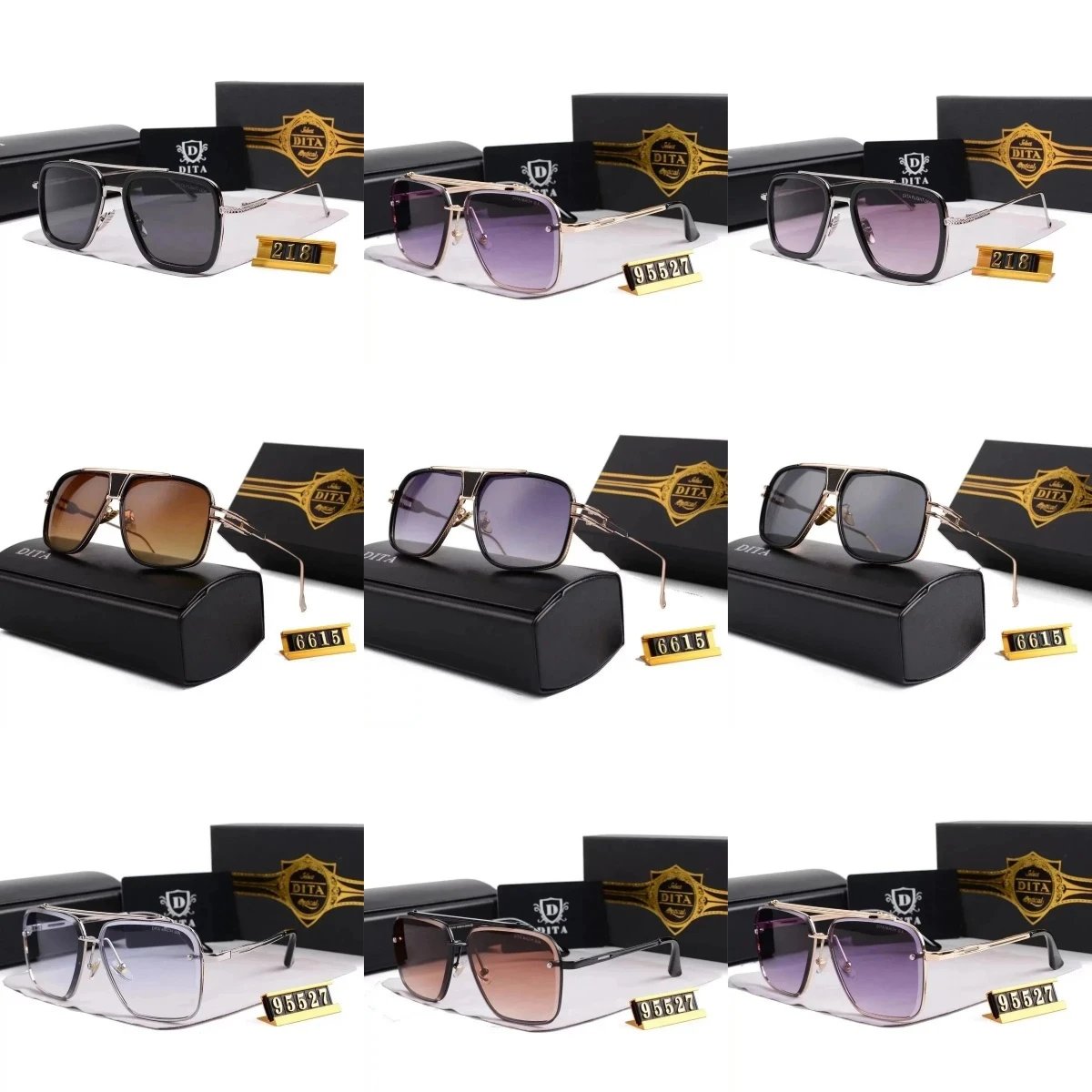 DITA Mach-One Square Frame Sunglasses