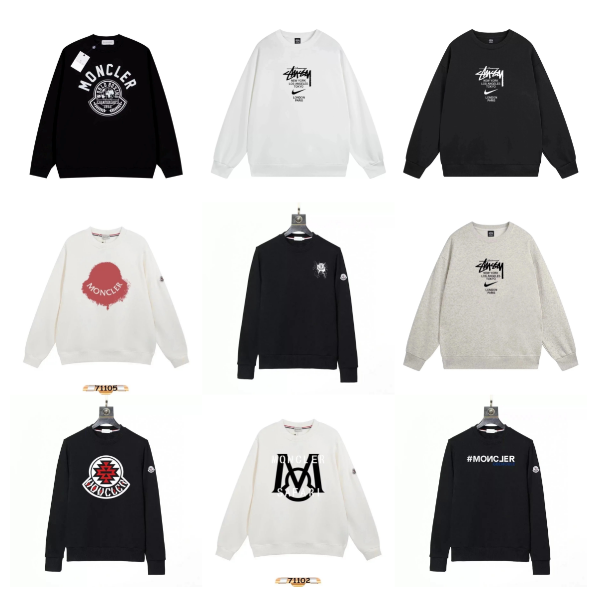 Fashion simple trend large size hoodie
