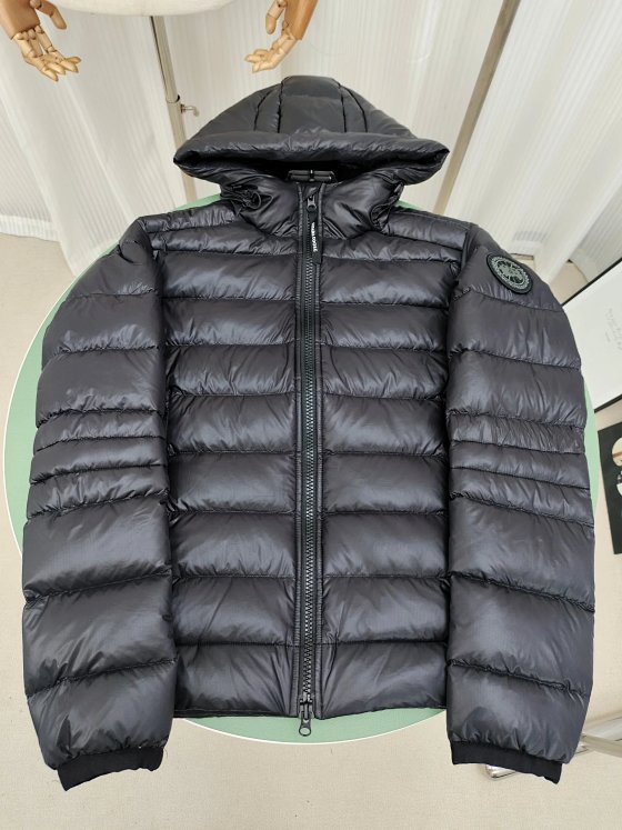 9.5/10 Canada Crofton Black Label Down Jacket 1:1 Use 95% White Duck Down