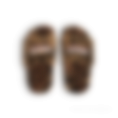 TX.7 Fashion leopard print fur slippers
