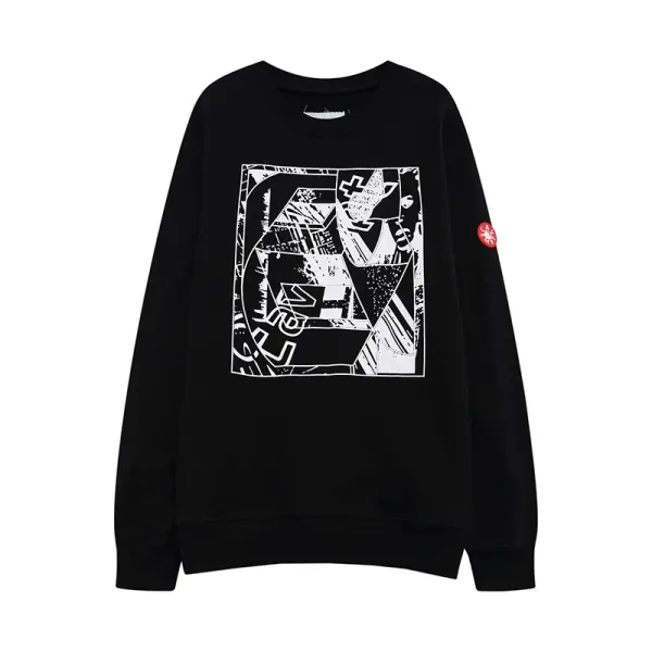 CAVEMPT Pink Embroidered Graphic Hoodie - 16