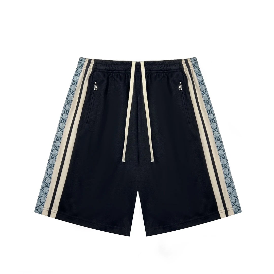 Gucci Web Stripe Tape Shorts Black - 26
