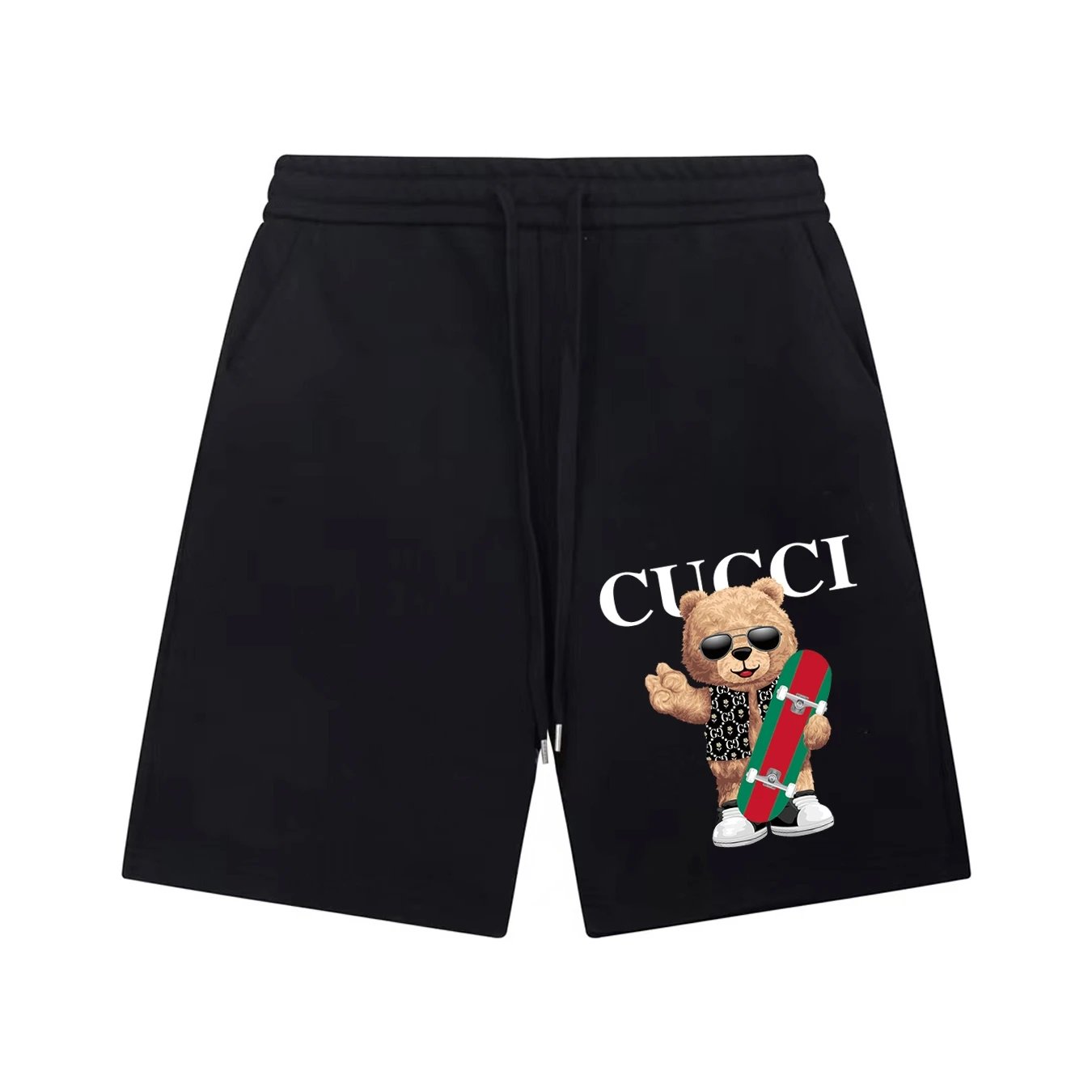 Gucci Web Stripe Tape Shorts Black - 17