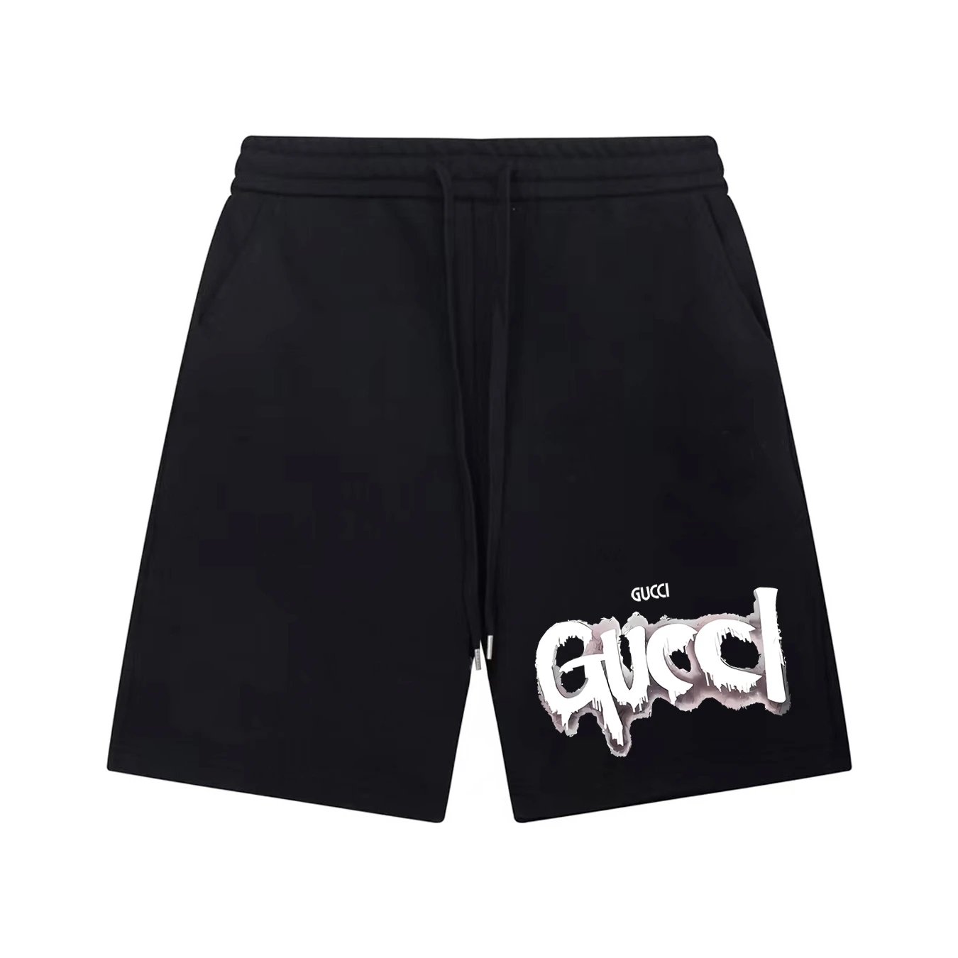 Gucci Web Stripe Tape Shorts Black - 14
