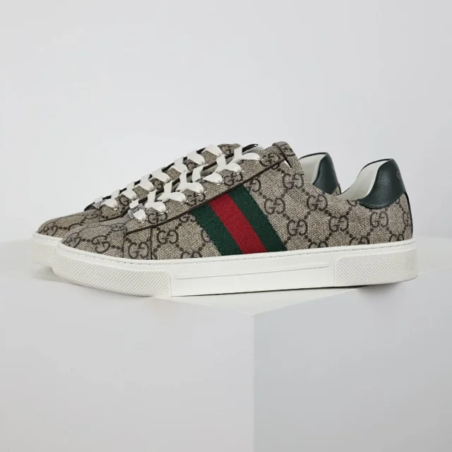 Gucci Sneakers Low-top GG canvas with Web stripe product detail image 28