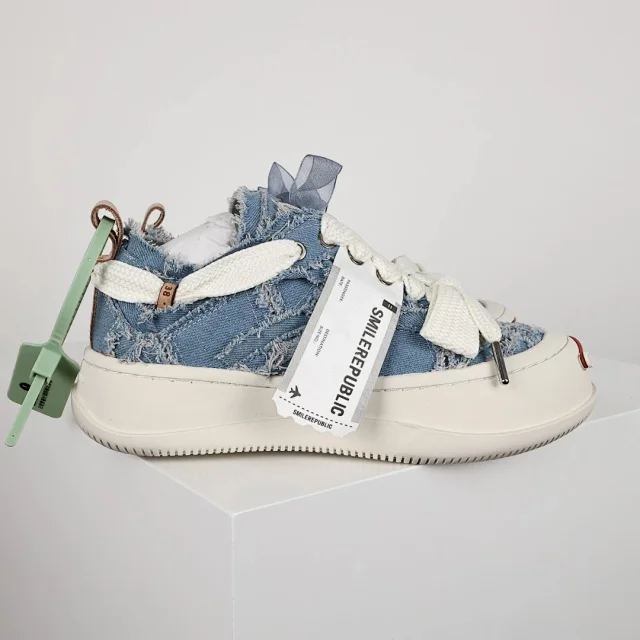 SMILEREPUBLIC Sneakers Frayed Canvas High-Top product detail image 35