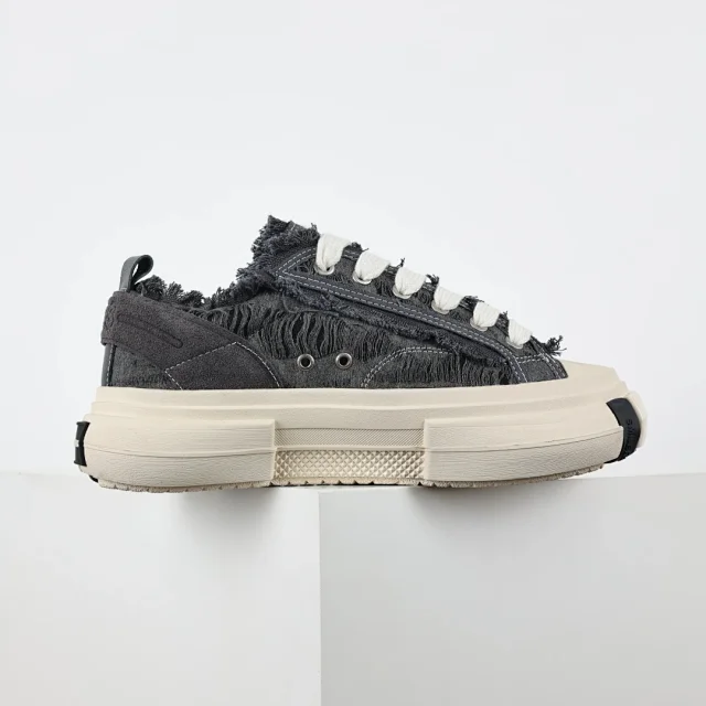 SMILEREPUBLIC Sneakers Low-top frayed canvas platform product detail image 5