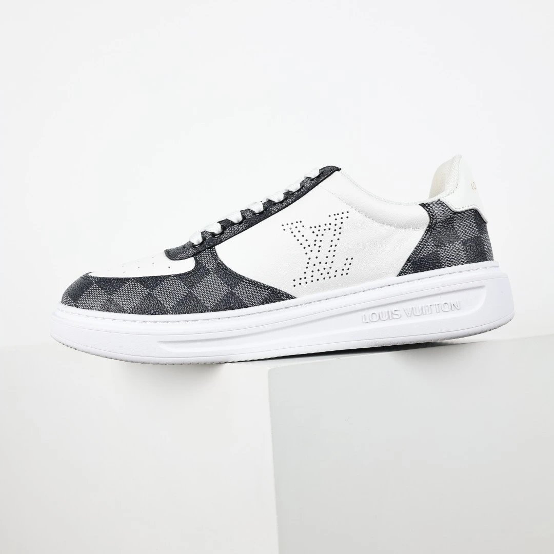 Louis Vuitton Sneakers Low-top monogram leather variant SOURCE-sku:131594602817