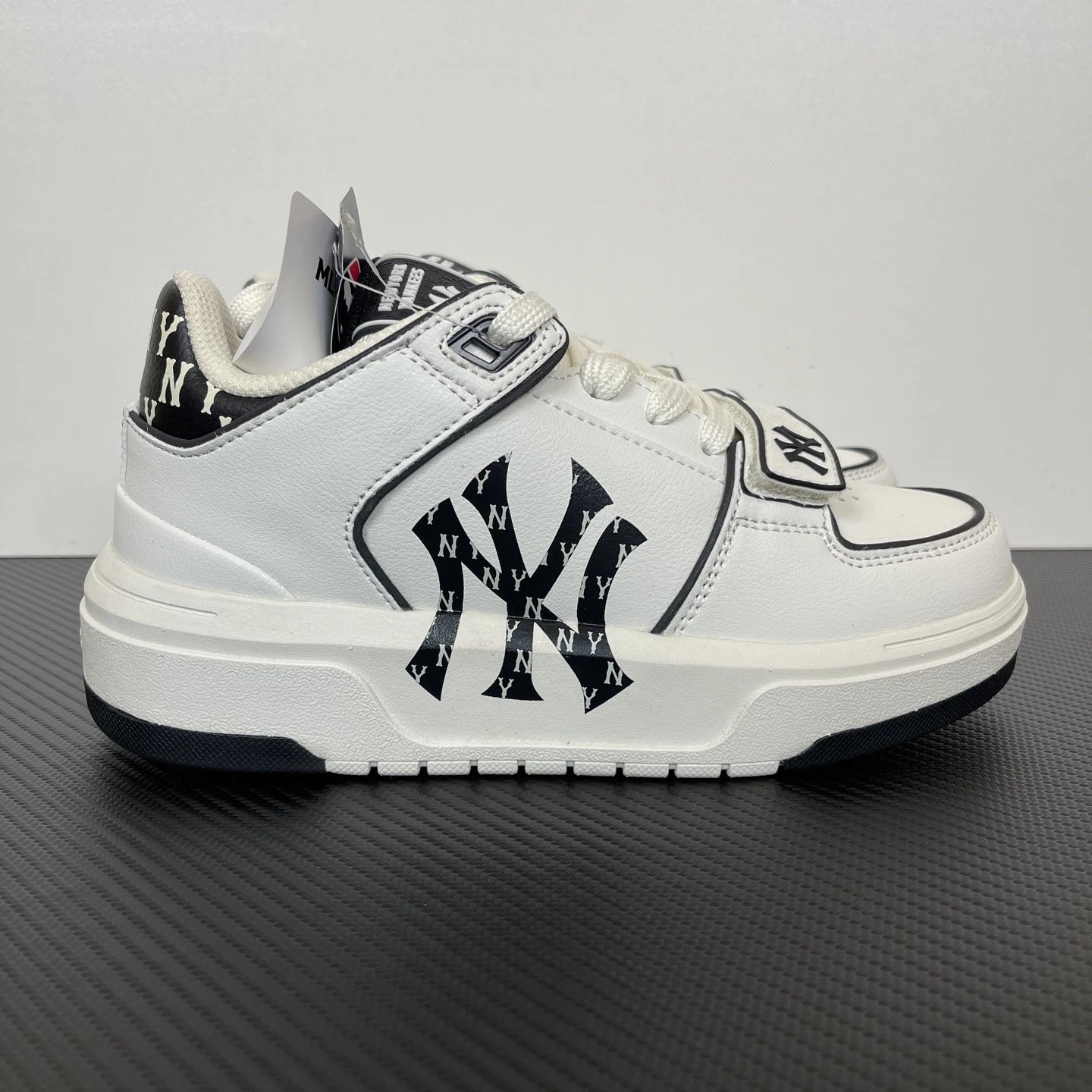 MLB Sneakers NY logo low-top — MLB China Black and White NY Label 3ASXLMC4N-50BKS(GP002)